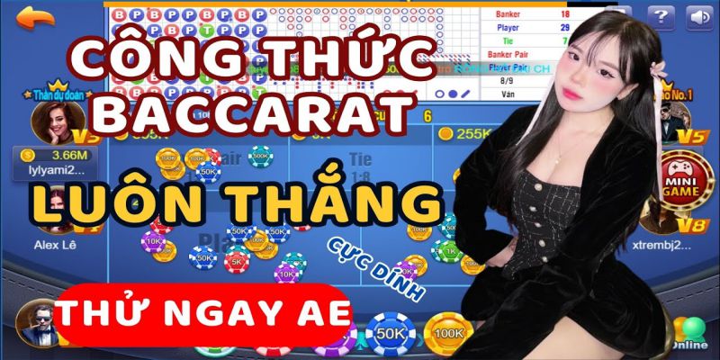 Công thức đánh baccarat theo cầu ngang